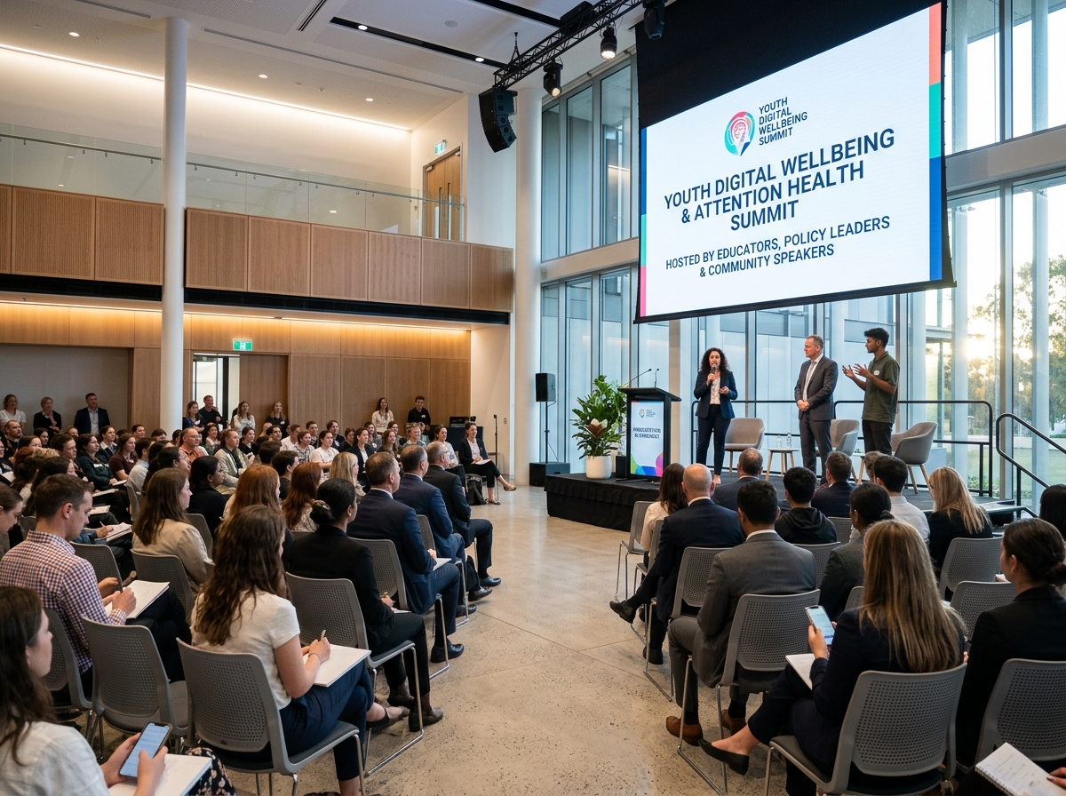 Civic youth digital wellbeing and attention health summit